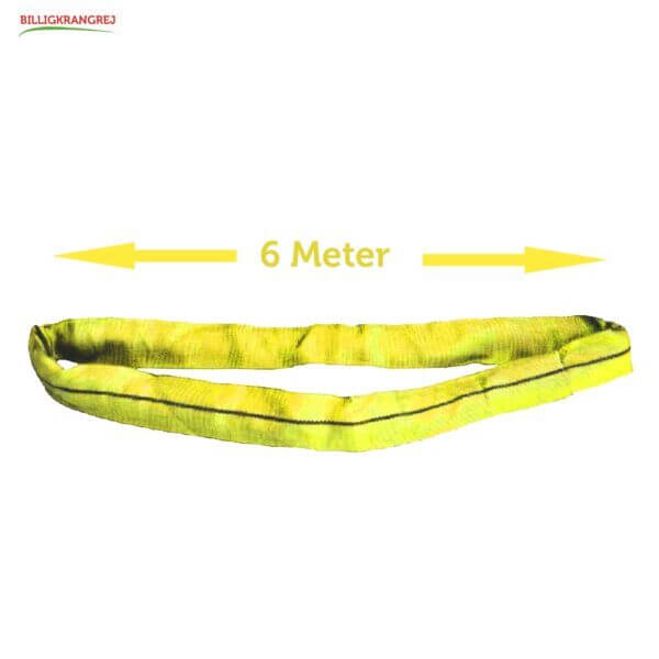Rundsling Gul 6 meter