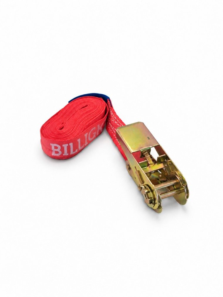 Båndstrammer 0,25 ton 5 meter – Rød